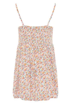 YOURS Curve White Floral Peplum Cami Top 11 YOURS Curve White Floral Peplum Cami Top -Luna Looks Zone 011dd4c9 8b9e 49 131267 BK