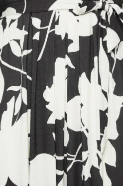 YOURS Curve Black Floral Midaxi Wrap Dress -Luna Looks Zone 024a04d5 9f17 45 301985 Z