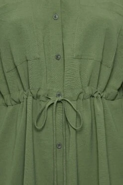 YOURS Curve Green Utility Tunic Shirt -Luna Looks Zone 0309b8d5 47e5 4d 131730 Z