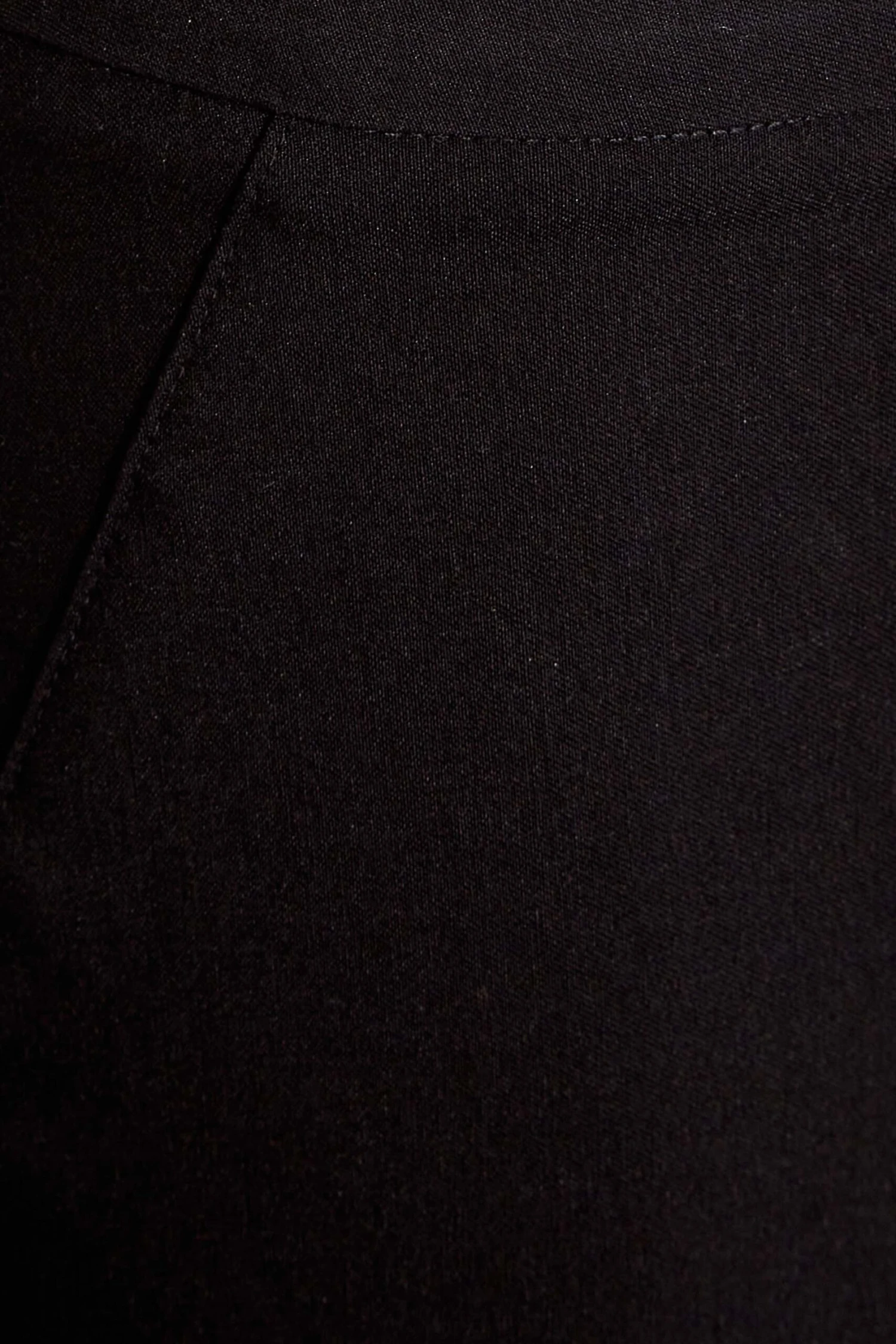 YOURS PETITE Curve Black Stretch Bengaline Bootcut Trousers 2 YOURS PETITE Curve Black Stretch Bengaline Bootcut Trousers - Image 2