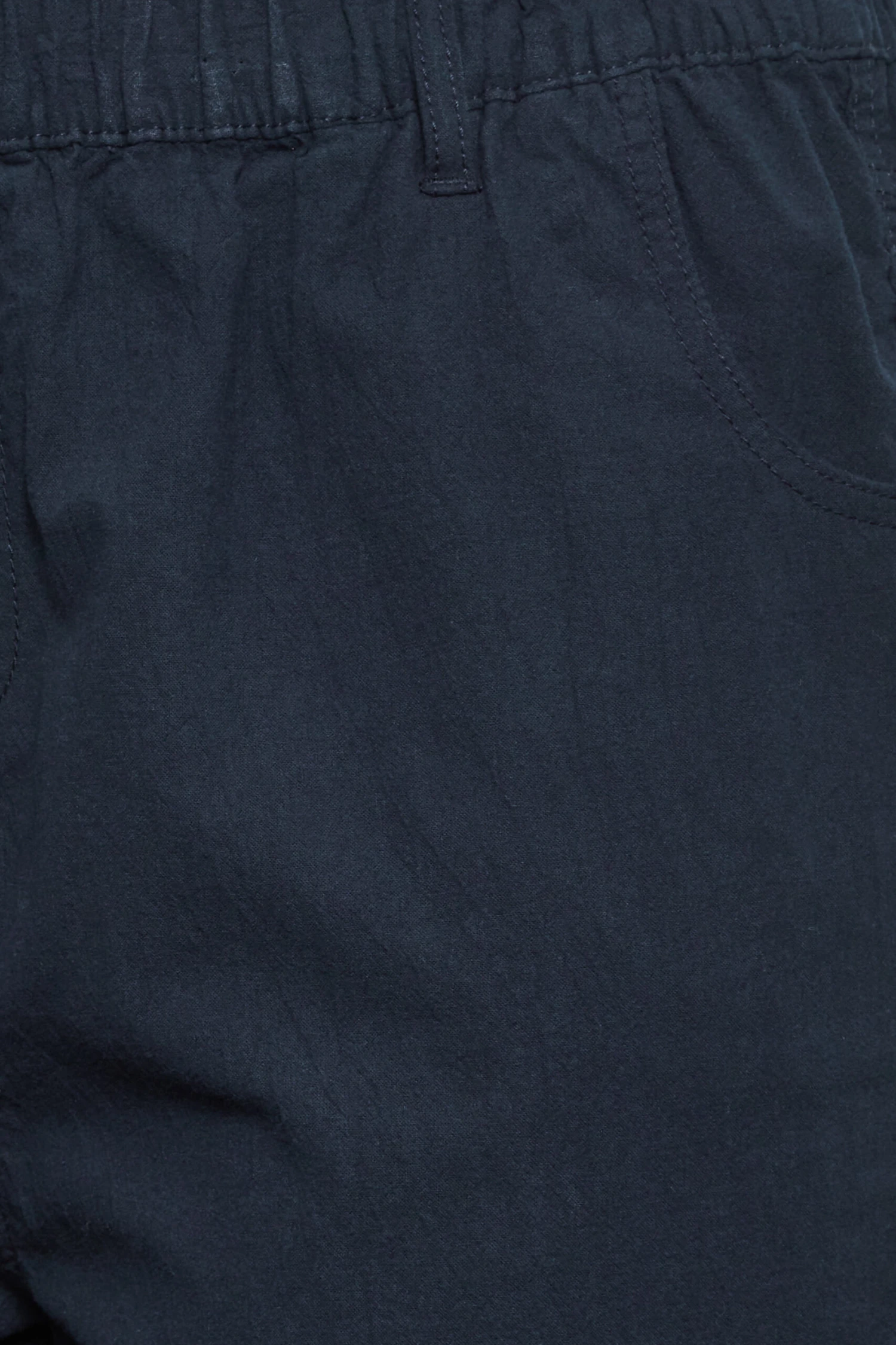YOURS Curve Navy Blue Cool Cotton Shorts 3 YOURS Curve Navy Blue Cool Cotton Shorts - Image 3
