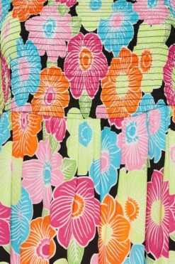 YOURS Curve Pink & Blue Floral Print Shirred Midi Dress 9 YOURS Curve Pink & Blue Floral Print Shirred Midi Dress -Luna Looks Zone 07472bd9 acd3 46 137285 Z