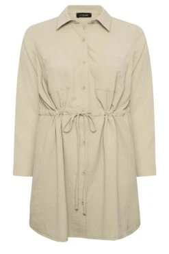 YOURS Curve Brown Utility Tunic Shirt -Luna Looks Zone 09dfc1aa 85f8 42 131729 X