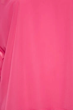 YOURS LONDON Curve Bright Pink Chiffon Cape Blouse -Luna Looks Zone 0e201d70 7169 47 162078 Z