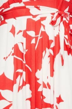 YOURS Curve Red Floral Midaxi Wrap Dress -Luna Looks Zone 0fa6993e b308 47 301988 Z