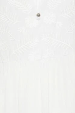 YOURS Curve White Embroidered Peplum Vest Top -Luna Looks Zone 10d414cb c90d 4a 131847 Z