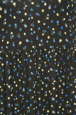 YOURS Curve Black Ditsy Floral Smock Dress -Luna Looks Zone 10fd9c09 f4d0 4a 302231 Z