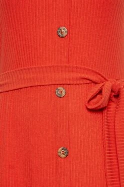 YOURS Curve Red Button Through Sleeveless Maxi Dress -Luna Looks Zone 129fe972 caed 4e 137556 Z