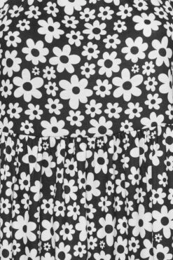 LIMITED COLLECTION Black Retro Floral Print Top -Luna Looks Zone 13fd7e90 01bf 47 215750 Z