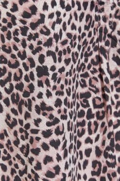 YOURS Curve Pink Leopard Print Pleat Detail Top -Luna Looks Zone 141a7b14 3131 4c 173962 Z