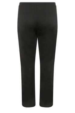 YOURS Curve Black Stretch Scuba Side Split Trousers -Luna Looks Zone 1472a9a3 05f8 41 143190 Y