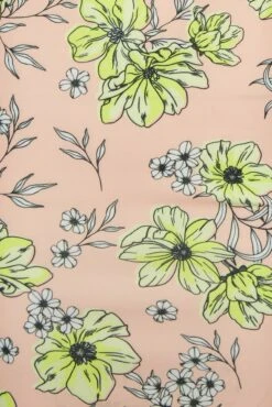 YOURS PETITE Curve Blush Pink Floral Print Wrap Dress -Luna Looks Zone 1542b6da 9eb9 4c 174486 Z