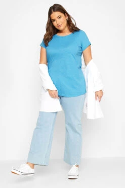 YOURS Curve 3 PACK Red & White Essential T-Shirts -Luna Looks Zone 15c37158 54dc 4a 320713 B2