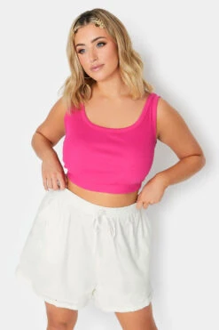 LIMITED COLLECTION Curve White Broderie Anglaise Shorts