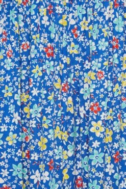 YOURS Curve Blue Floral Smock Dress -Luna Looks Zone 18c48b20 7871 45 302230 Z