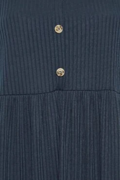 LIMITED COLLECTION Curve Blue Ribbed Square Neck Midi Dress 9 LIMITED COLLECTION Curve Blue Ribbed Square Neck Midi Dress -Luna Looks Zone 19517e17 839a 4a 215630 Z