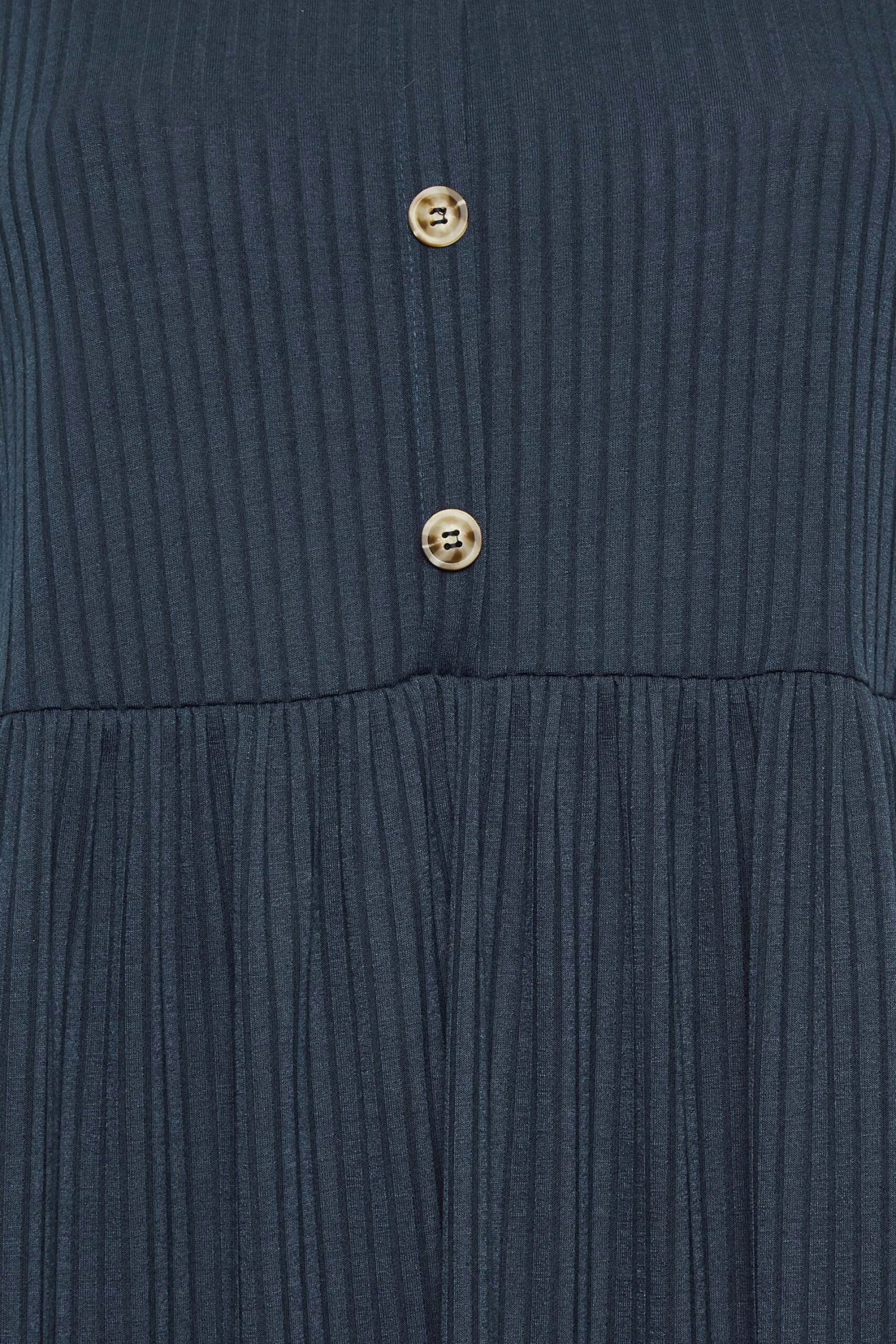 LIMITED COLLECTION Curve Blue Ribbed Square Neck Midi Dress 4 LIMITED COLLECTION Curve Blue Ribbed Square Neck Midi Dress - Image 4