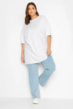 YOURS Curve 2 PACK White & Green 'Miami' Tunic T-Shirts 15 YOURS Curve 2 PACK White & Green 'Miami' Tunic T-Shirts -Luna Looks Zone 1b87dd4b e94a 4c 320771 B