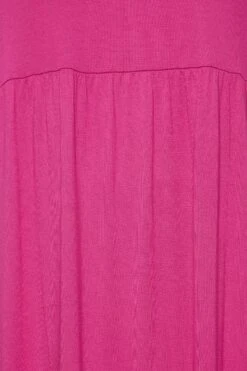 LIMITED COLLECTION Curve Hot Pink Pocket Maxi Dress -Luna Looks Zone 1bf49c6c c9f2 4c 215719 Z