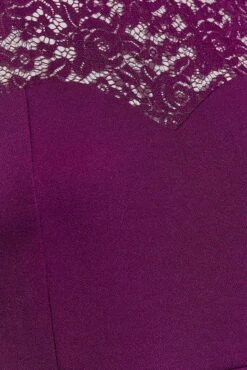 YOURS LONDON Curve Purple Lace Sweetheart Midi Dress -Luna Looks Zone 1cdc1867 a8cd 4d 161544 Z