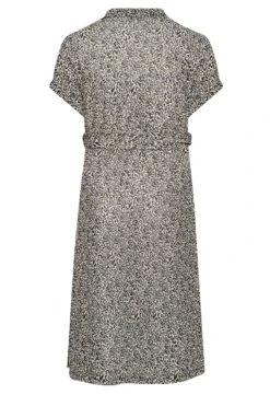 YOURS Curve Beige Brown Animal Print Spilt Hem Midaxi Shirt Dress -Luna Looks Zone 1d957763 c7e0 47 302077 Y