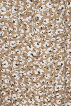 YOURS Curve Beige Brown Floral Print Gypsy Top -Luna Looks Zone 1e36618d 7ba1 4e 131967 Z