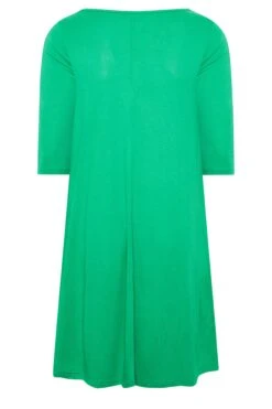YOURS Curve Green Drape Pocket Dress -Luna Looks Zone 1ffe3f4d 630a 4a 301912 Y