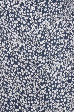 YOURS Curve Navy Blue Ditsy Print Tea Dress -Luna Looks Zone 20053b8b 84e8 48 137442 Z