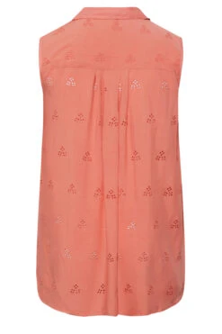 YOURS Curve Pink Sleeveless Swing Shirt -Luna Looks Zone 2061f84b 25c4 46 174025 Y