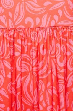 YOURS Curve Hot Pink Abstract Print Smock Dress -Luna Looks Zone 22f183a6 b7e3 4a 137386 Z