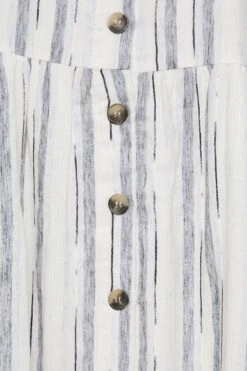 YOURS Curve White Stripe Button Lined Strappy Sundress 9 YOURS Curve White Stripe Button Lined Strappy Sundress -Luna Looks Zone 27757770 34b3 49 137356 Z