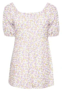 YOURS Curve White Floral Print Gypsy Top 10 YOURS Curve White Floral Print Gypsy Top -Luna Looks Zone 2cfefb58 c09f 4a 320351 Y