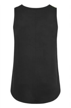 YOURS Curve Black Tropical Print Vest Top -Luna Looks Zone 3142d127 b3ca 48 300727 Y