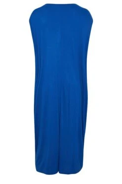 YOURS Curve Cobalt Blue Double Layered Midi Dress -Luna Looks Zone 31d5f26c 5d86 48 301853 Y