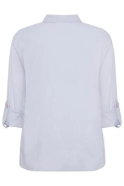 YOURS PETITE Curve Lilac Purple Oversized Cotton Shirt