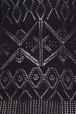 YOURS Curve Black Crochet Midaxi Dress -Luna Looks Zone 34a66415 fbaa 4f 192857 Z