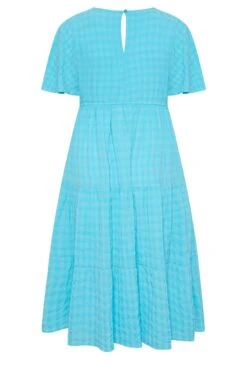 LIMITED COLLECTION Curve Aqua Blue Textured Tiered Smock Dress 13 LIMITED COLLECTION Curve Aqua Blue Textured Tiered Smock Dress -Luna Looks Zone 34faf5e5 cbb6 43 215543 Y