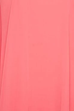 YOURS LONDON Curve Coral Pink Cape Top -Luna Looks Zone 369624b2 df22 42 162074 Z
