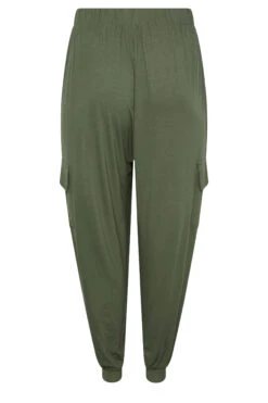 YOURS Curve Khaki Green Harem Joggers 7 YOURS Curve Khaki Green Harem Joggers -Luna Looks Zone 3a10d434 bfd7 48 143448 Y