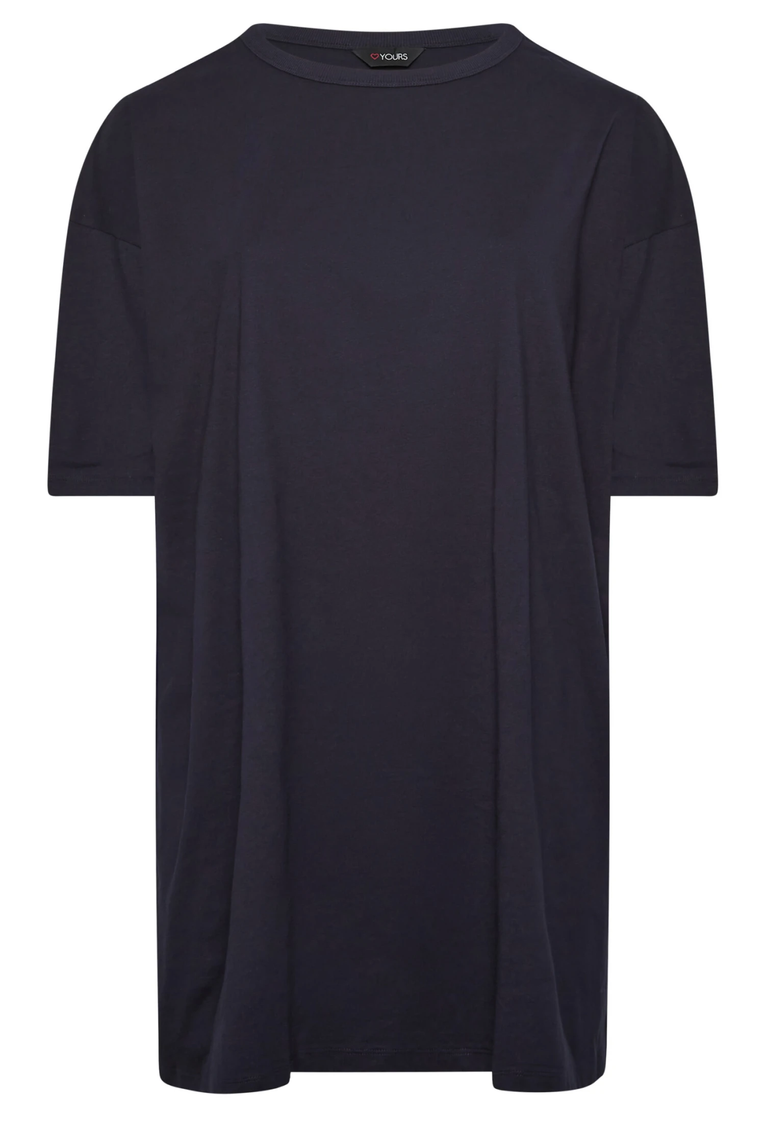 YOURS 2 PACK Curve Pink & Navy Blue Oversized Slogan Tunic Tops 10 YOURS 2 PACK Curve Pink & Navy Blue Oversized Slogan Tunic Tops - Image 10