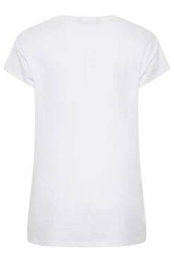 LIMITED COLLECTION Curve White Floral Graphic T-Shirt -Luna Looks Zone 3d3fc33d 4647 40 215808 YR