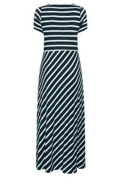 YOURS Curve Navy Blue Stripe Print Swing Dress 11 YOURS Curve Navy Blue Stripe Print Swing Dress -Luna Looks Zone 3eac1378 59d6 43 301021 Y