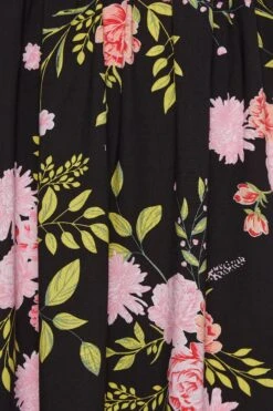 YOURS Curve Black Floral Maxi Dress -Luna Looks Zone 4187c9df 375a 4c 137328 Z