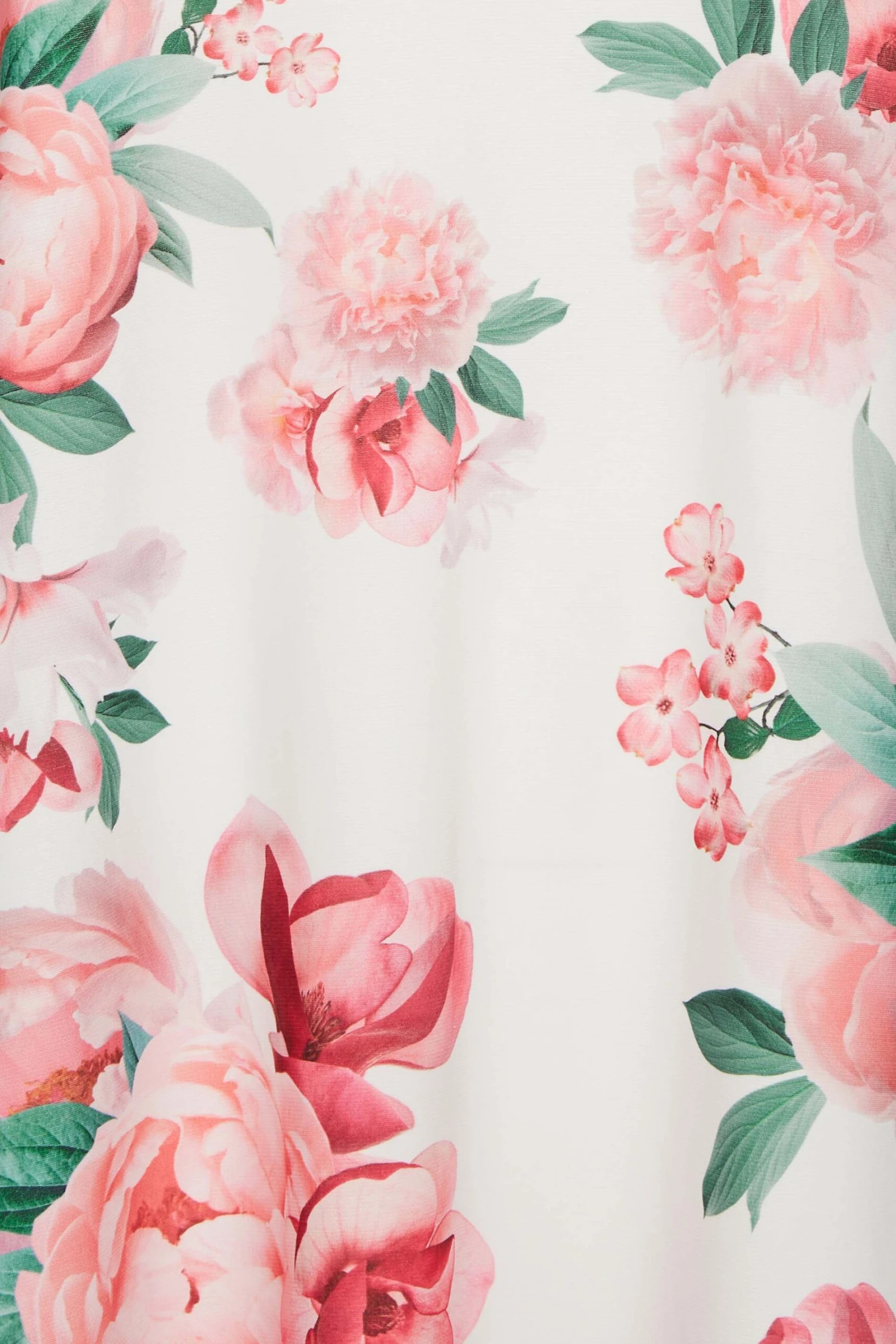 YOURS LONDON Curve White Floral Print Hanky Hem Top 4 YOURS LONDON Curve White Floral Print Hanky Hem Top - Image 4