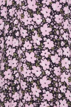 YOURS Curve Black Floral Print Shift Dress -Luna Looks Zone 42f104bf 5806 47 137525 Z