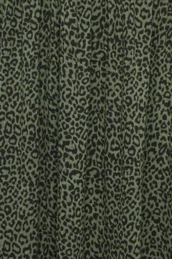YOURS Curve Green Leopard Print Midi Smock Dress -Luna Looks Zone 435f0623 5aed 47 137563 Z