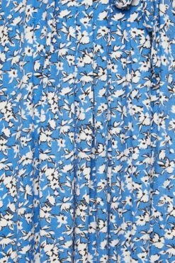 YOURS Curve Blue Ditsy Print Maxi Dress -Luna Looks Zone 45c5a68f 9a52 44 302060 Z