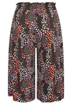 YOURS Curve Black Floral Culottes -Luna Looks Zone 46d9ac0b 0f4f 43 144777 Y