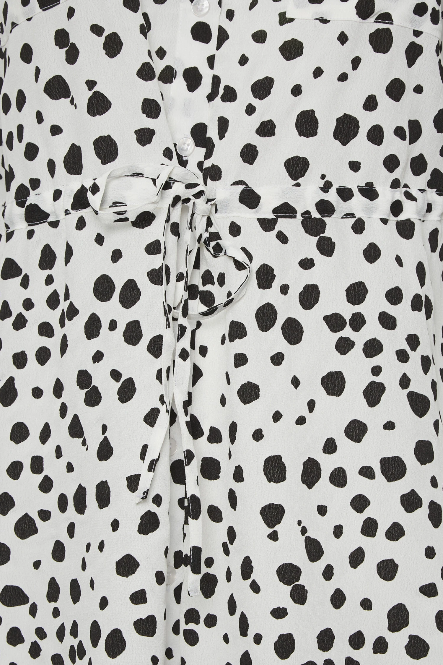 YOURS Curve White Dalmatian Print Utility Tunic Shirt 4 YOURS Curve White Dalmatian Print Utility Tunic Shirt - Image 4