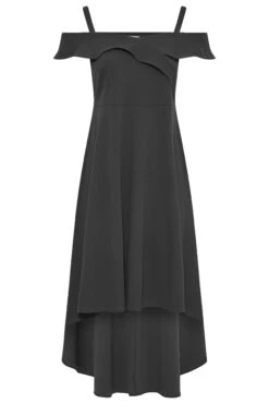 YOURS LONDON Curve Black Bardot High Low Midi Dress 10 YOURS LONDON Curve Black Bardot High Low Midi Dress -Luna Looks Zone 4af5a562 d639 4d 162086 X